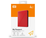 WD My Passport 4TB Red Worldwide WDBPKJ0040BRD-WESN - 530409 - zdjęcie 6